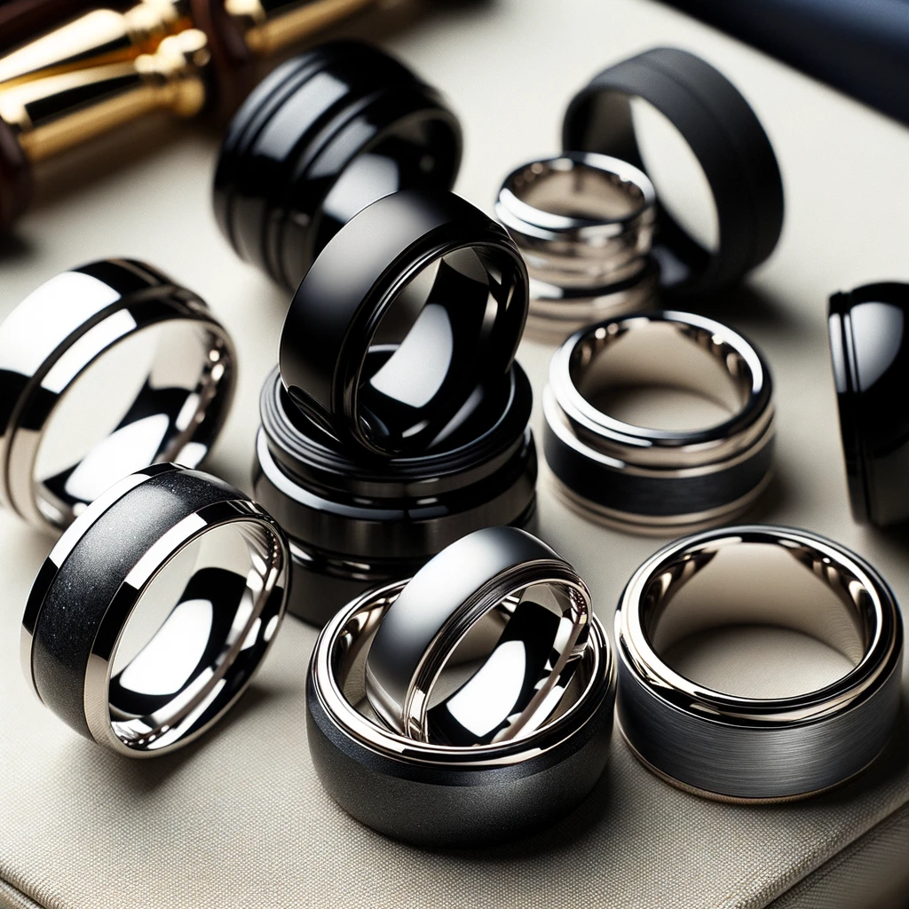High end wedding bands top