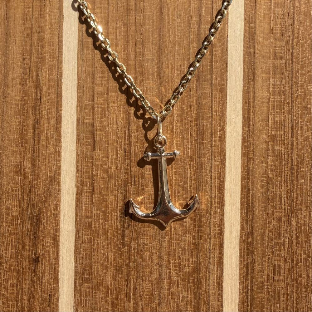 14ky Anchor Pendant