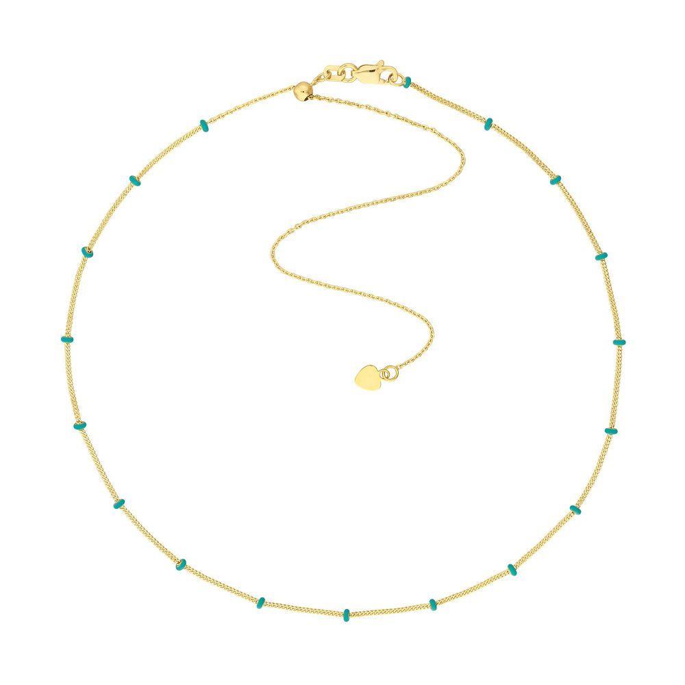 14ky Enamel Station Choker