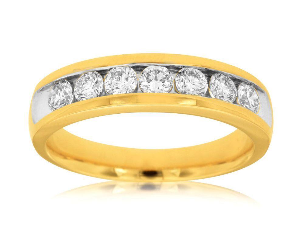 1ctw 14ky Men's Diamond Band