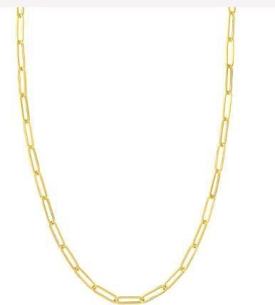 14ky 5.1mm Paperclip Chain