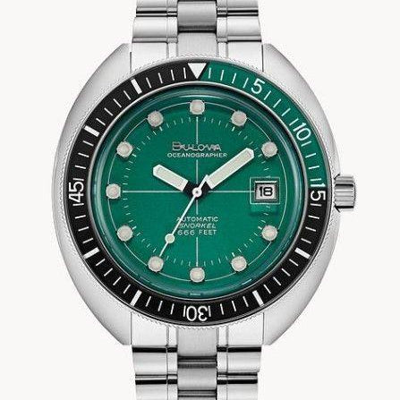 Bulova Oceanographer Devil Diver Green