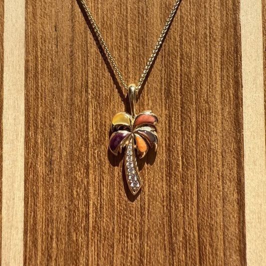 14ky Spiny Oyster and Diamond Palm Tree