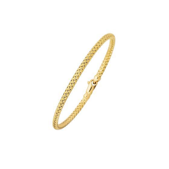 3.4MM BASKET WEAVE BANGLE