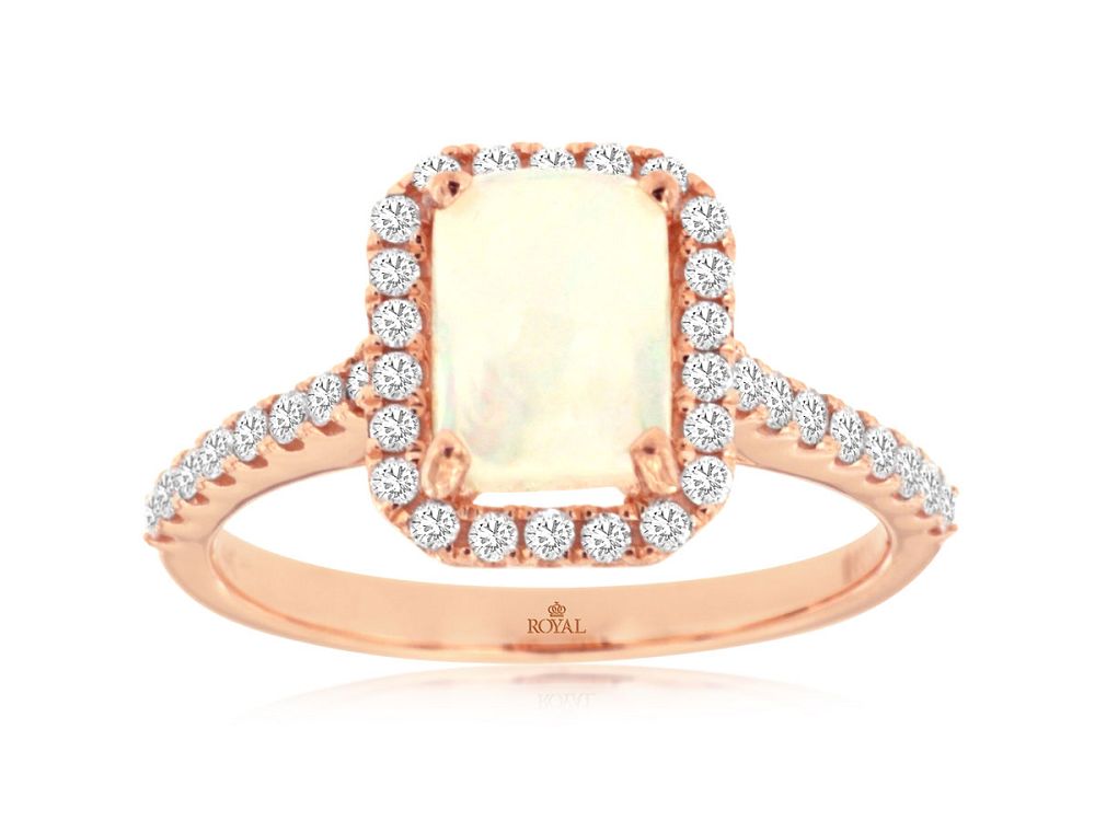 .90ct Opal/.45ct Dia