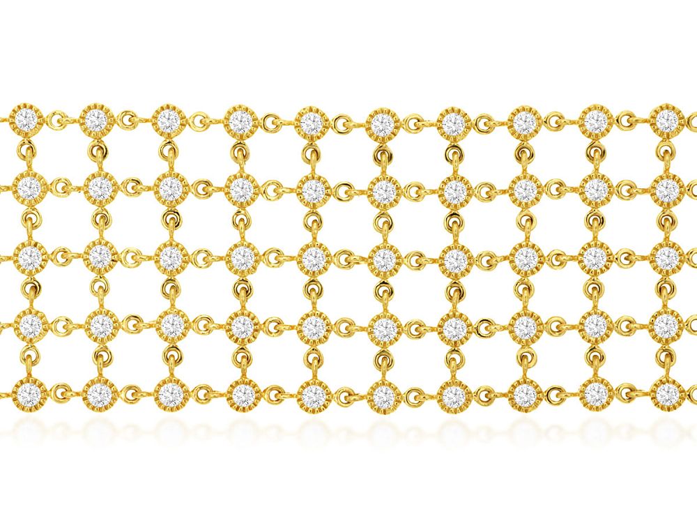 Diamond Net Bracelet