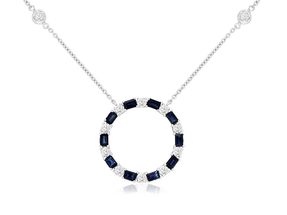Diamond and Sapphire Circle