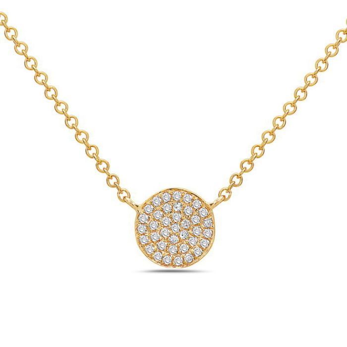Diamond Necklace Cluster