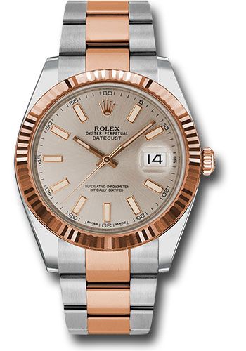 41mm Datejust rose/steel