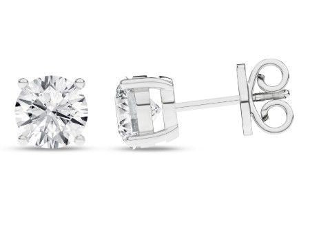 1.00ctw Lab Grown Diamond Studs 14kw