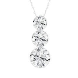 2.18ctw 3 Stone Lab Grown Diamond Pendant