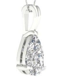 1.01ct Pear Shape Lab Grown Diamond Pendant