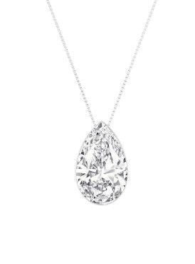 1.04ct Pear Shape Lab Grown Diamond Pendant