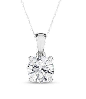 1ct Lab Grown Diamond Solitiare Pendant