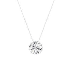 1.05ct Lab Grown Diamond Bezel Pendant