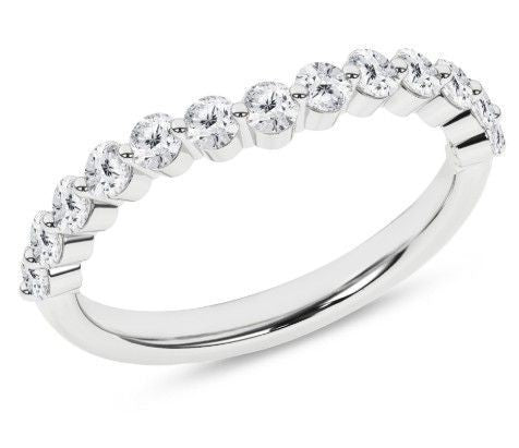 .50ctw Lab Grown Diamond Contour Band