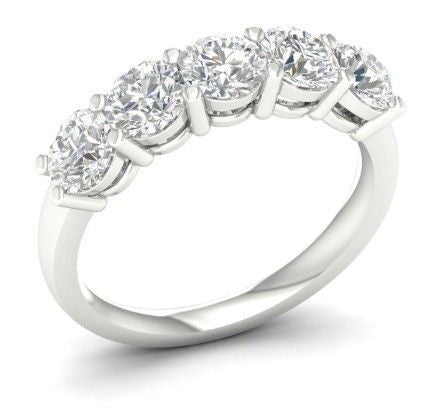 2.00ctw 5 Stone Lab Grown Diamond Ring