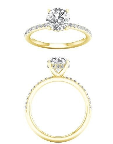 2.00ct Round Lab Grown Diamond Ring