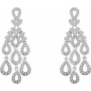 Diamond Chandelier Earrings