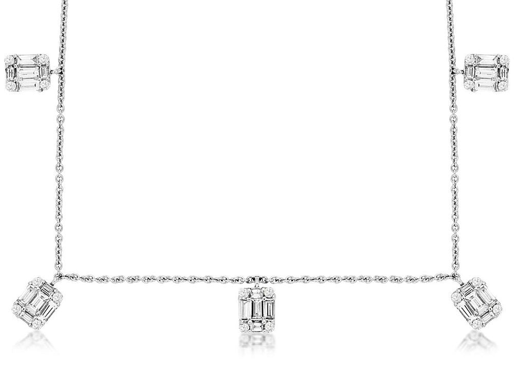 .63 ct Station Necklace