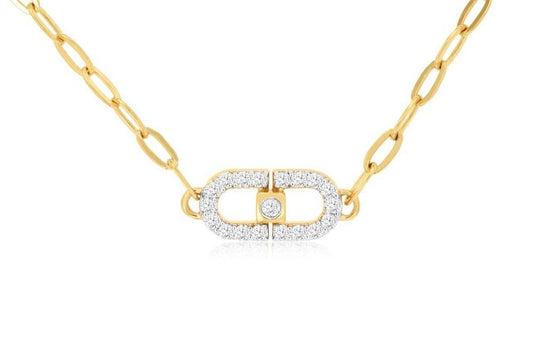 .60 ct Paperclip Neck