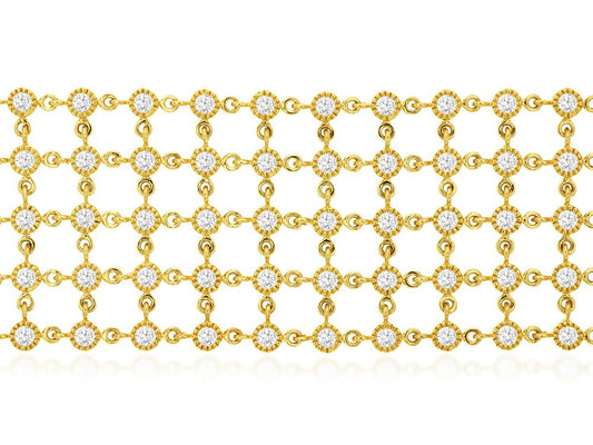 Diamond Net Bracelet