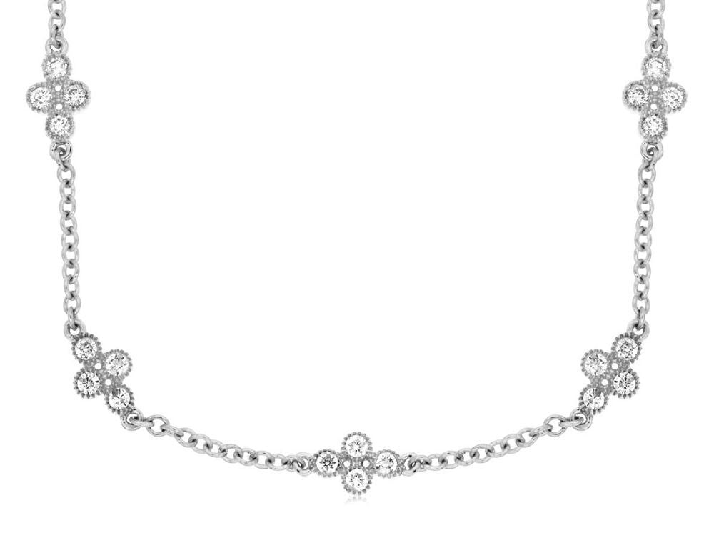 Diamond Station Necklace