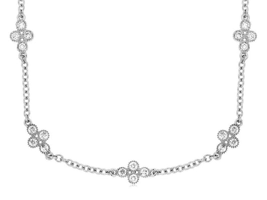 Diamond Station Necklace