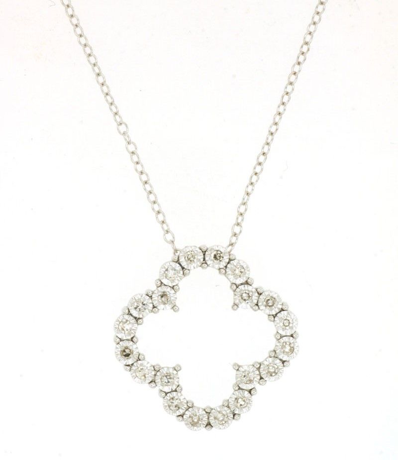 Diamond Clover Necklace