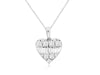 .43ctw bag/round dia heart