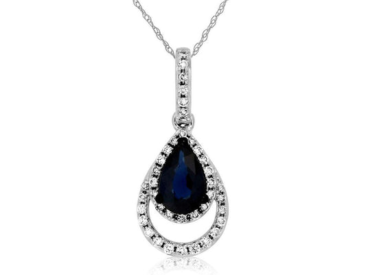 .11ctw diamond .52ctw Blue Saph