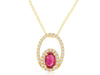 .15ct Ruby with .55ctw Diamonds